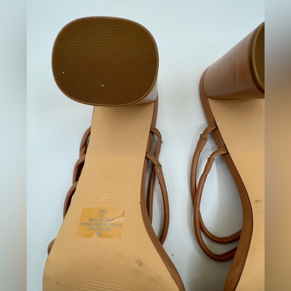 Nine West Getcha Block Heel Sandal Tan - Picture 7 of 10